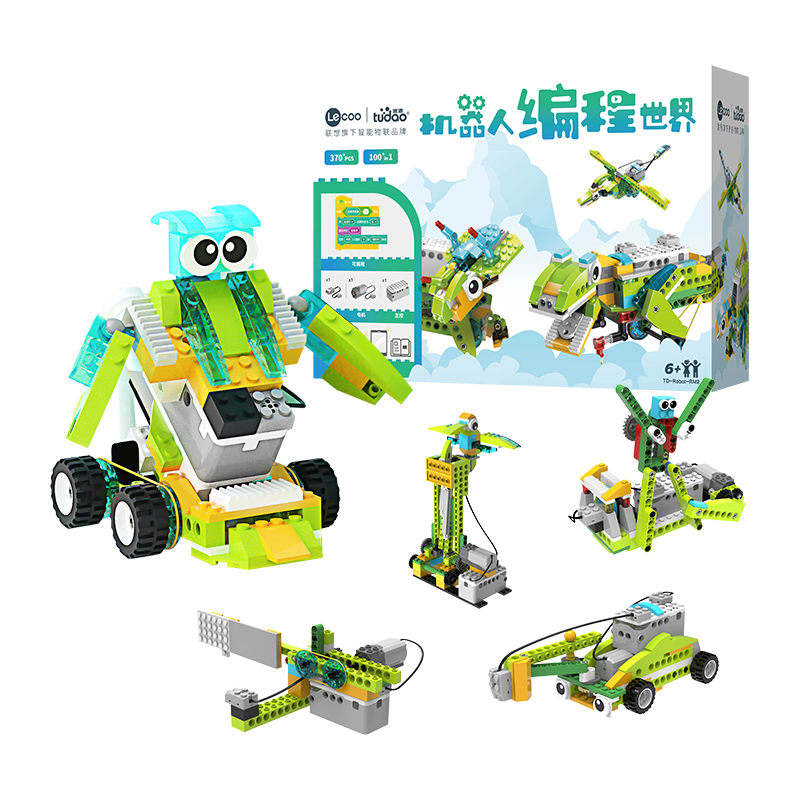 tudao 途道 智能编程机器人儿童玩具恐龙拼装科学实验套装