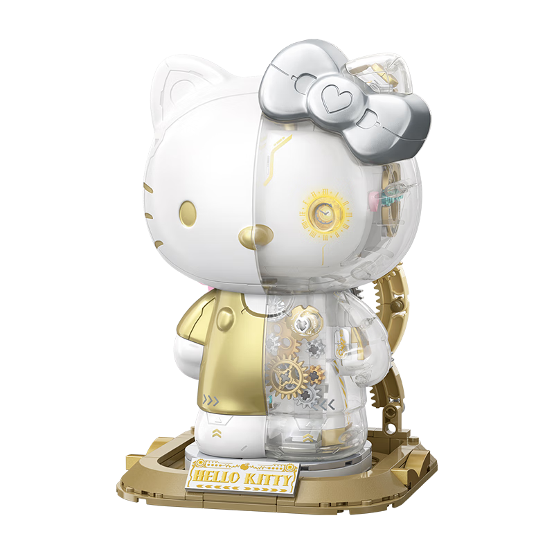  TOPTOY 三丽鸥系列 TC2045 凯蒂猫半机械白金大体