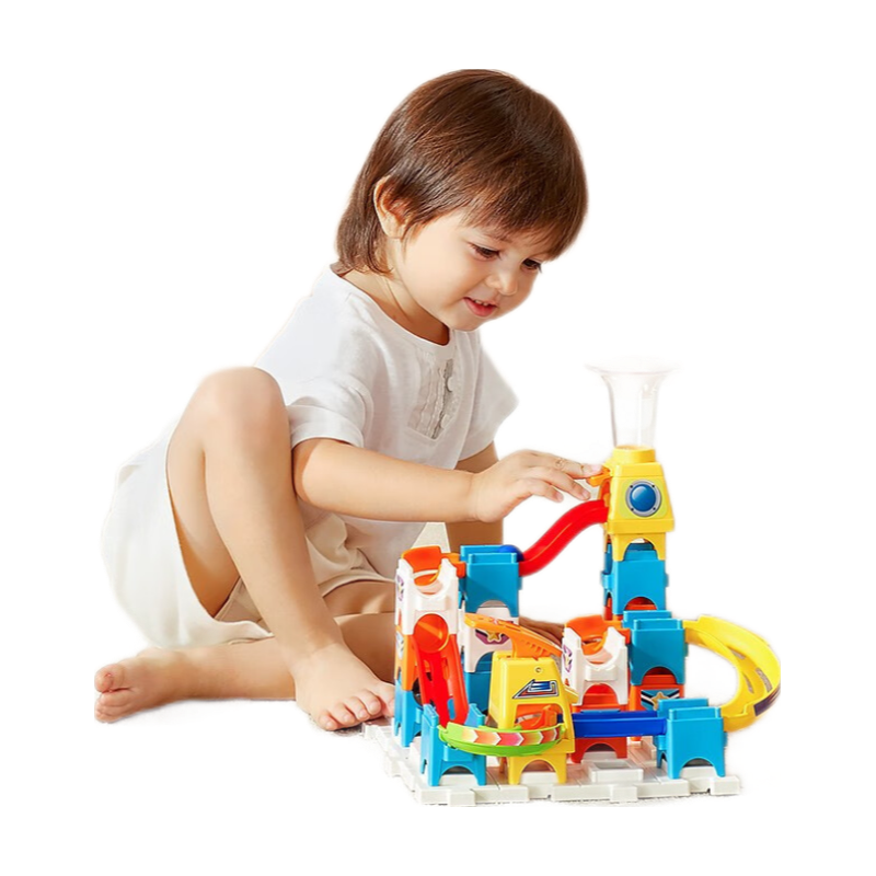  vtech/伟易达 STEAM早教 儿童积木玩具+弹珠滑道+滚珠大冒险探索轨道  探索轨道积木套装