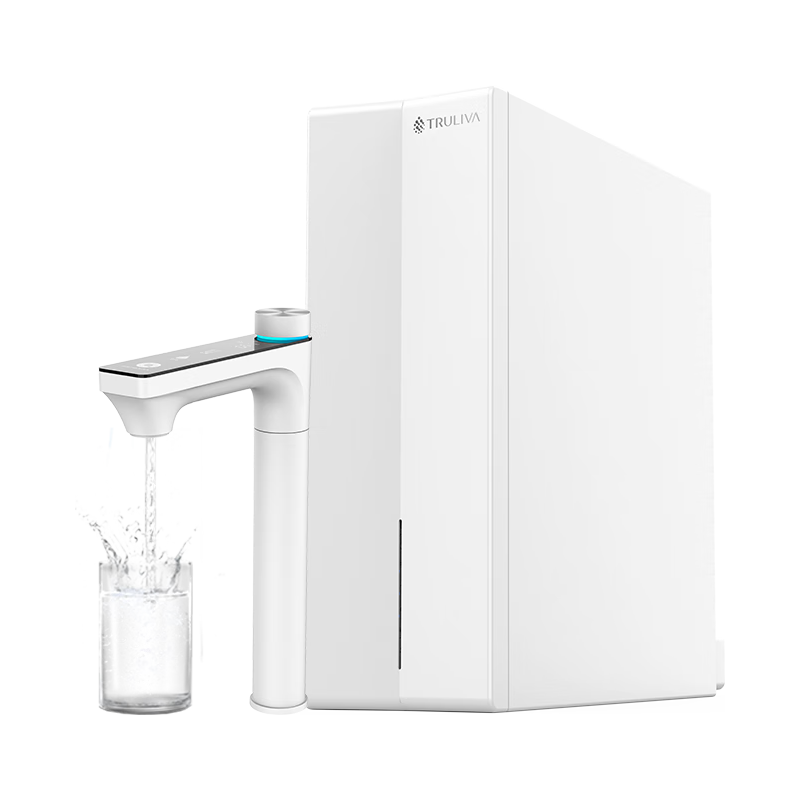 沁园（TRULIVA）净水器家用净水机双子芯1400G 8年RO反渗透过滤器 厨下式智控杀菌水龙头直饮水机一体 UR-S61296