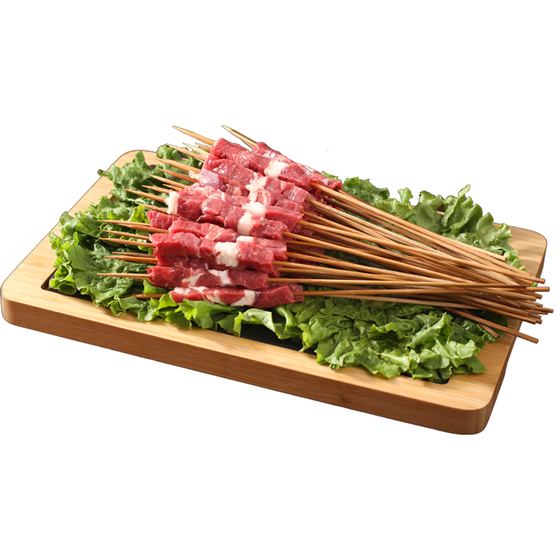 yi wei le 伊为乐 宁夏盐池滩羊 180天羔羊 羊肉串500g（约35串）