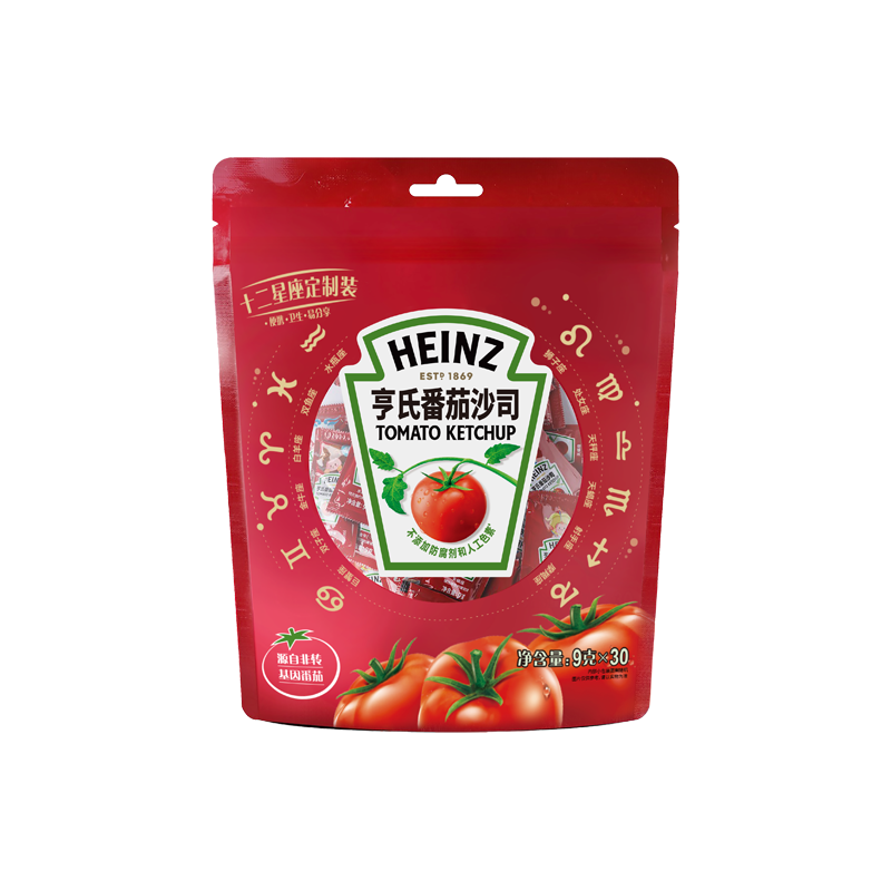 Heinz 亨氏 番茄酱 9g*30包装蕃茄沙司 卡夫亨氏出品