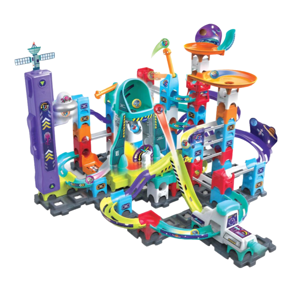 伟易达（VTECH） 大颗粒积木轨道滚珠大冒险创意拼装STEAM2-4岁+儿童玩具 滚珠大冒险 航天轨道积木套装