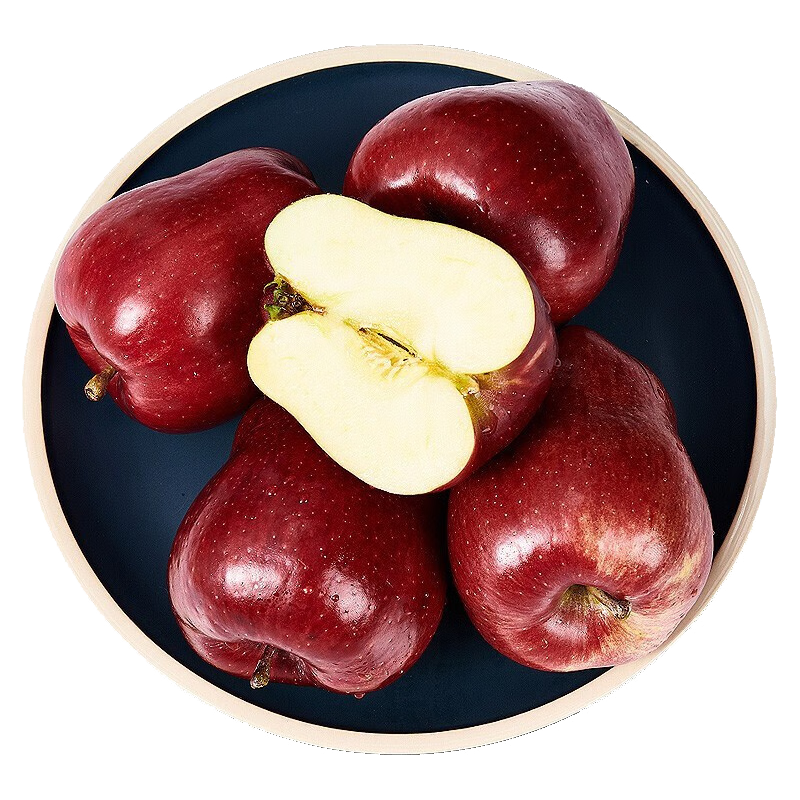 京觅 花牛苹果 单果160-190g 4个