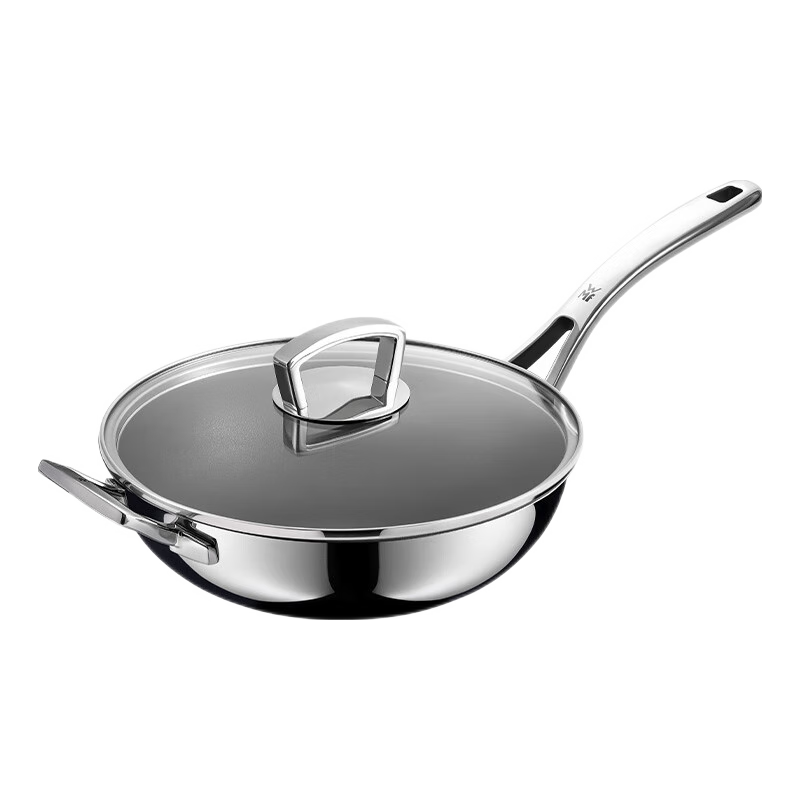  WMF/福腾宝 无涂层不粘 炒锅  钛金刚系列 30cm 316L不锈钢