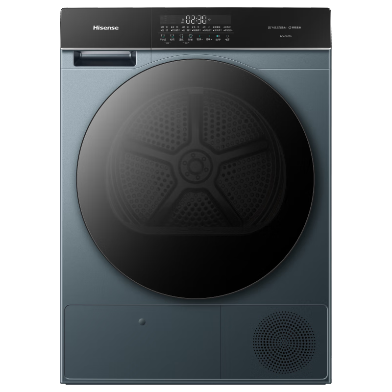 海信（Hisense）烘干机家用 10公斤大容量棉花糖干衣机 双擎热泵1:1正反转 羊毛烘大风量DG10SE3S