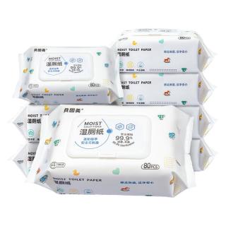 贝因美 可冲马桶 湿厕纸