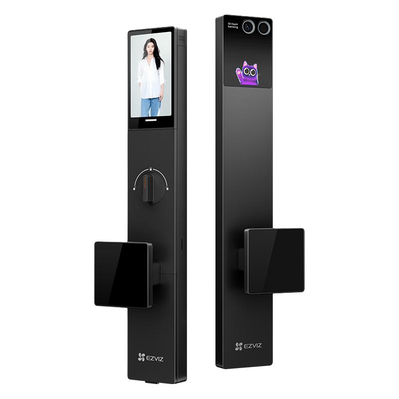 【抢5折】萤石启明AI智能3D人脸识别Y5000FVS视频锁双屏猫眼门锁