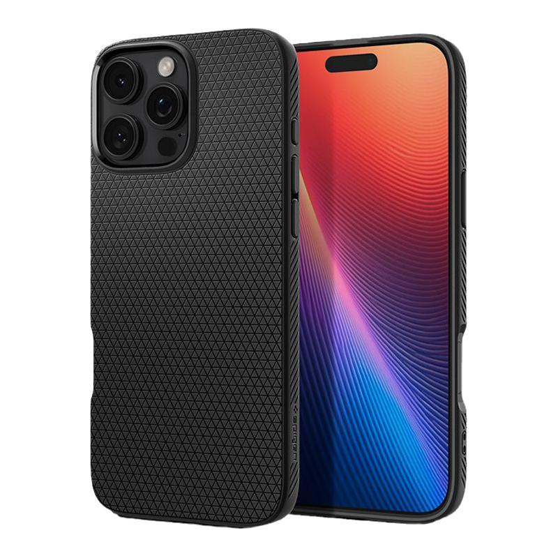 Spigen 适用于苹果iphone16手机壳16Pro Max全包防摔保护套plus高级感男士硅胶气囊软外壳轻薄不沾指纹潮