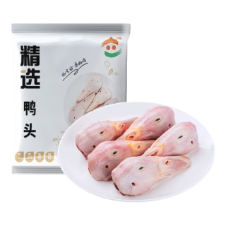 六和 樱桃谷鸭 鸭头800g 新希望六和冷冻鸭头酱卤卤味食材