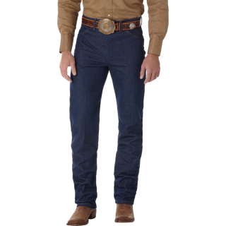 Wrangler 男士 13MWZ牛仔裤纯棉透气耐磨深蓝原色