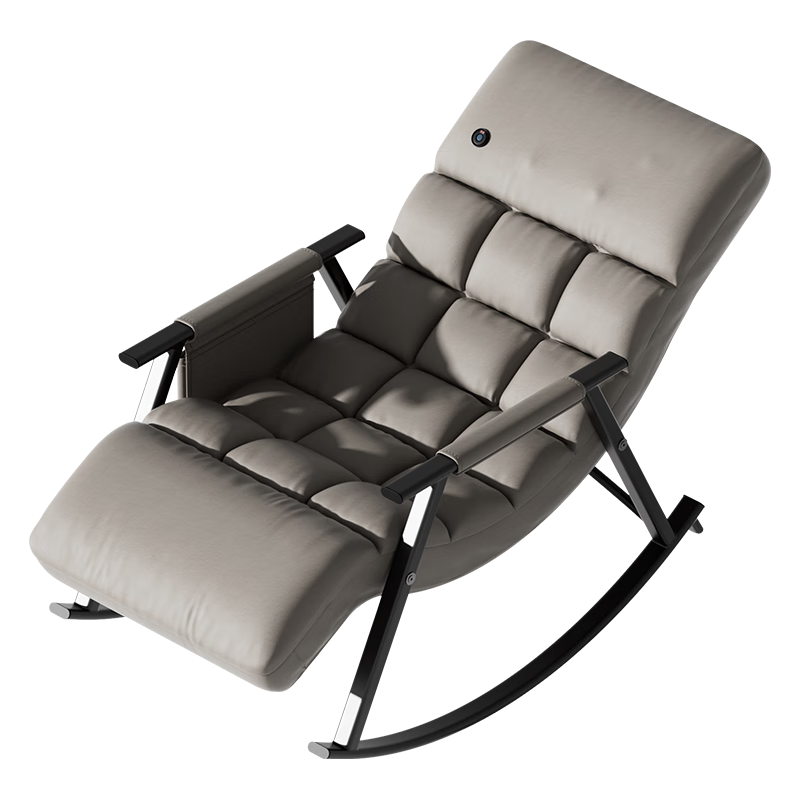 奥克斯（AUX）按摩椅全身家用小型2024十大品牌小巧折叠智能沙发椅休闲摇摇躺椅父母实用送爸爸长辈 典雅灰