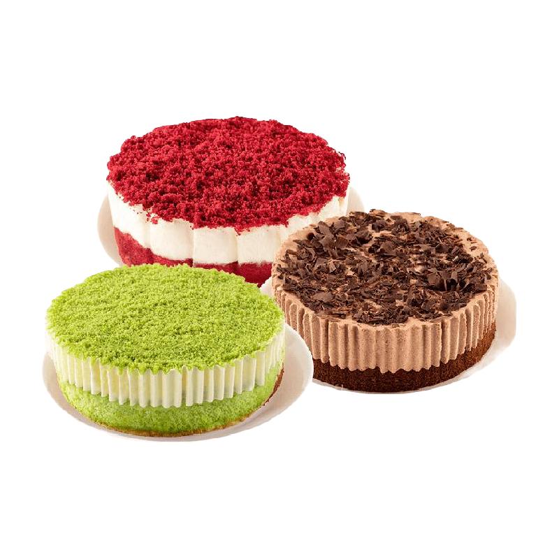 【七年五季】轻卡全麦动物奶油千层慕斯黑森林蛋糕400g装冷冻保鲜