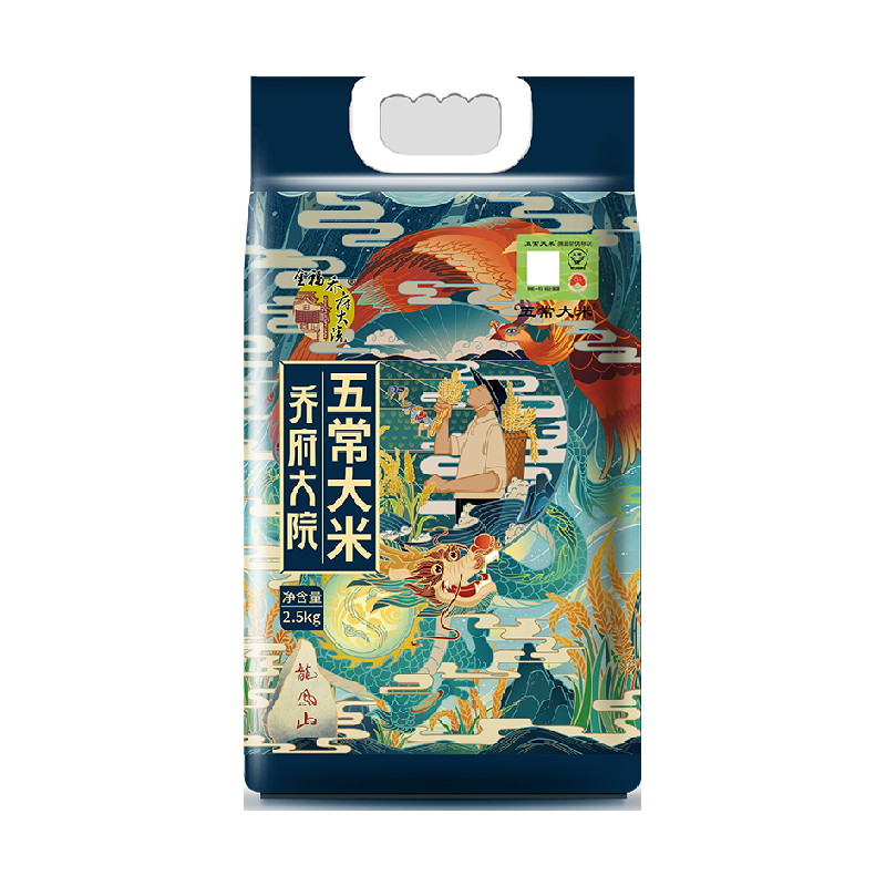 金福乔府大院 23年新米乔府大院五常大米（龙凤）2.5Kg