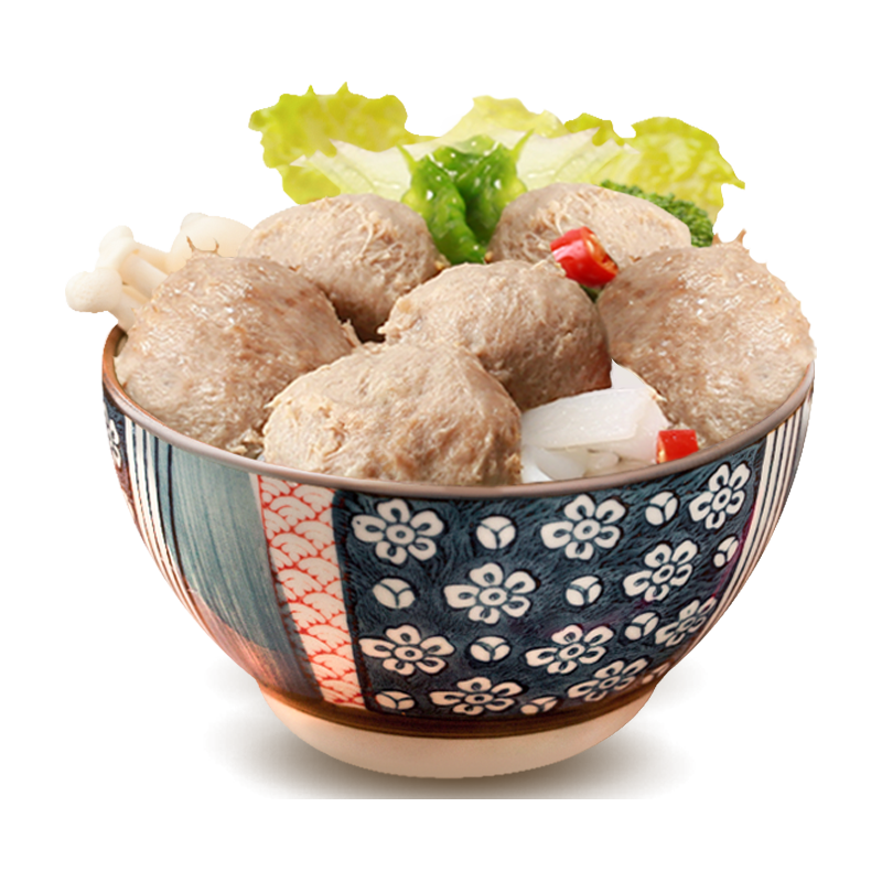 暖男厨房 潮汕牛肉丸手工潮州牛筋丸肉含量≥90%火锅食材丸子