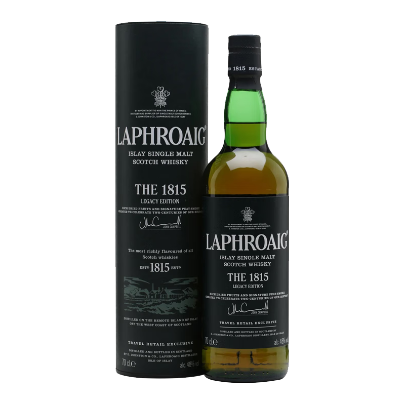 拉弗格（Laphroaig）10年威士忌 苏格兰单一麦芽威士忌酒 进口洋酒 海外版 拉弗格 1815传承纪念版 700ml