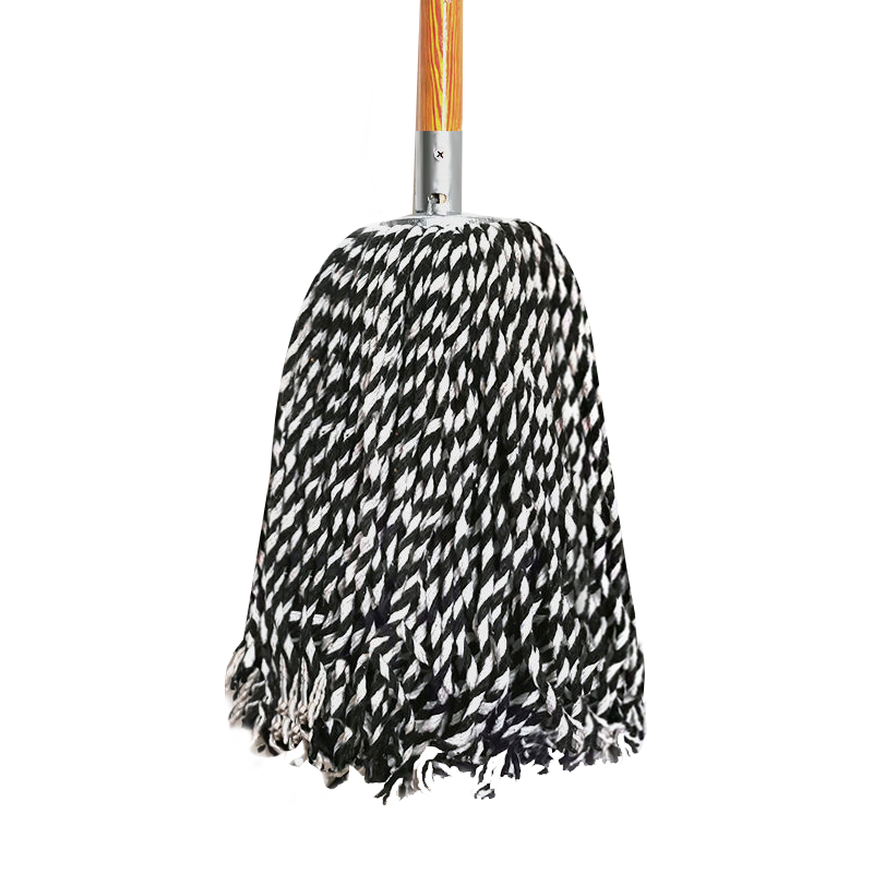 home maid 美家生活 棉纱拖把木杆普通老式墩布拖布墩布尘推物业棉线平板懒人洗车拖把