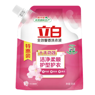 立白 全效馨香洗衣液持久留香护衣洁净柔顺手洗机洗深层去渍天然原料 馨香洗衣液900g