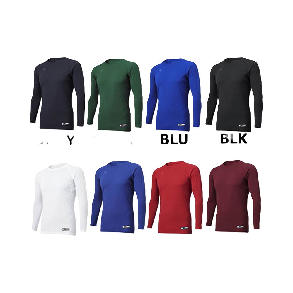 Descente 圆领长袖内衣 STD771B 棒球衫 由 Yu-Packet 配