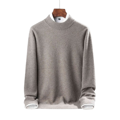 赛兔 【加厚100%山羊绒】秋冬高档男士羊绒衫男休闲保暖针织衫毛衣