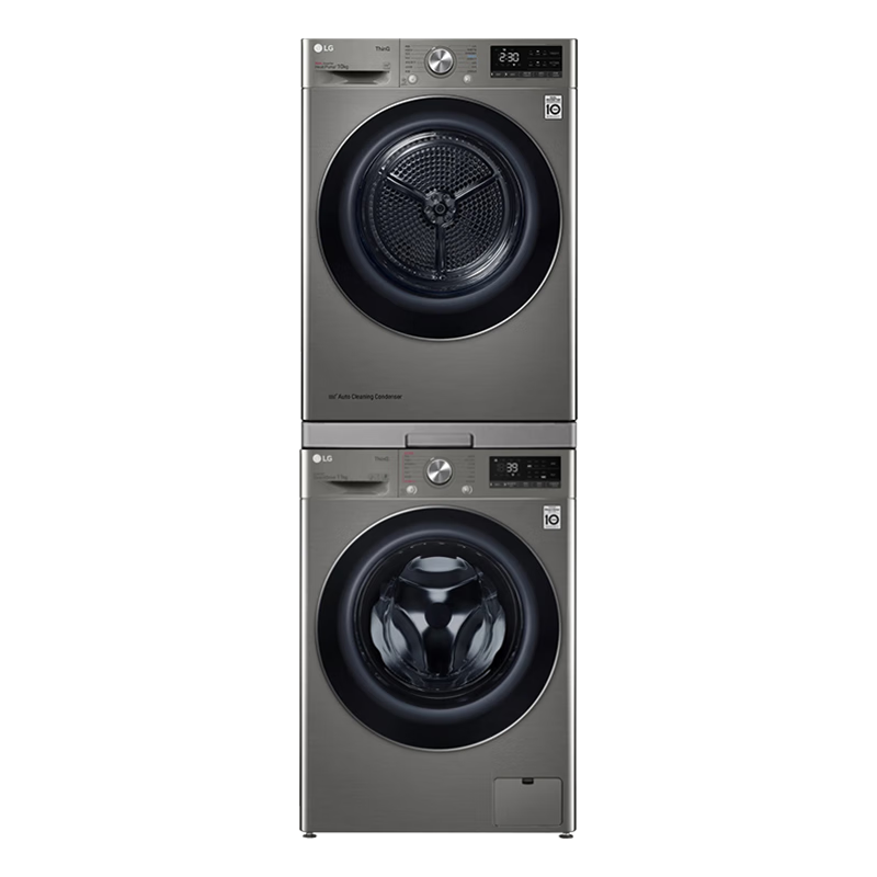 LG 乐金 双擎系列 WDRH657C7HW 洗烘一体机 14kg 碳晶银