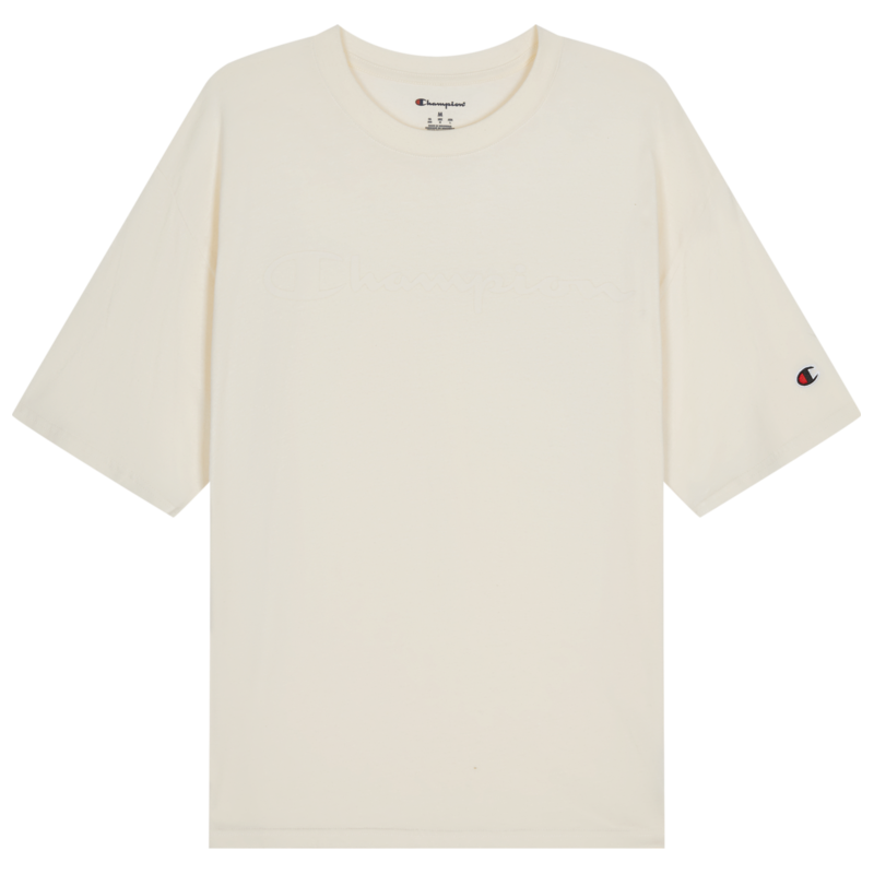 【品牌】短袖女夏季短袖T恤胶印草写logo纯棉男女同款