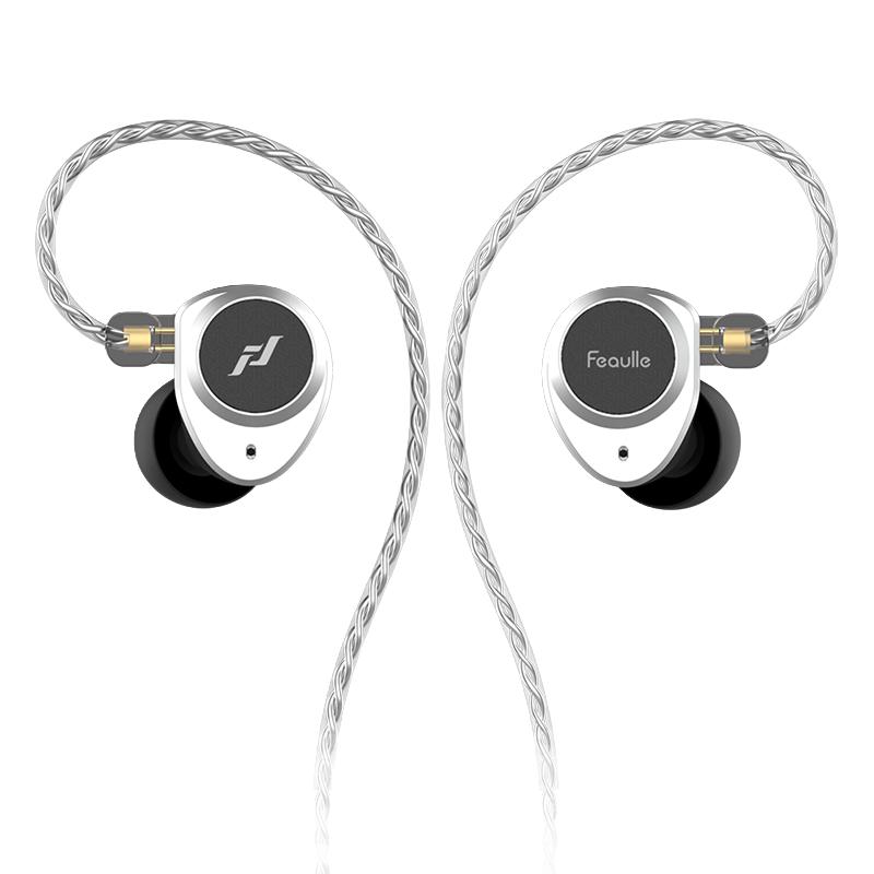  Halfsun/影巨人 HiFi发烧级高音质 入耳式耳机 4.4降噪  银色