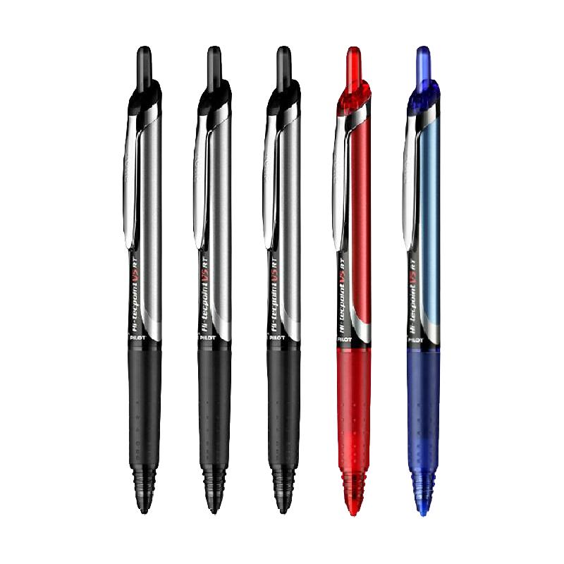 日本PILOT百乐BXRT-V5开拓王中性笔v5rt按动针管笔可换笔芯