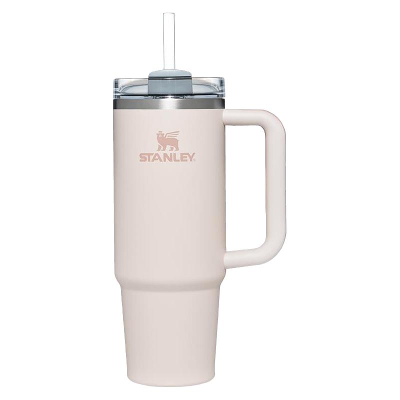 STANLEY Quencher H2.0不锈钢真空吸管杯887毫升-晶粉色 Mother's Day