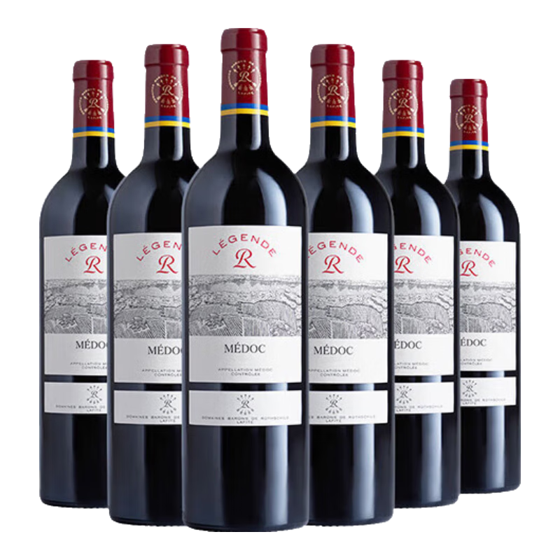 Légende/拉菲传奇 梅多克 干红葡萄酒 750ml*6瓶