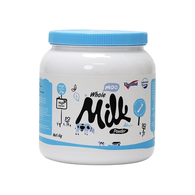Theland 纽仕兰 新西兰原装进口蓝胖罐子1kg/罐*2全脂高钙高蛋白成人奶粉