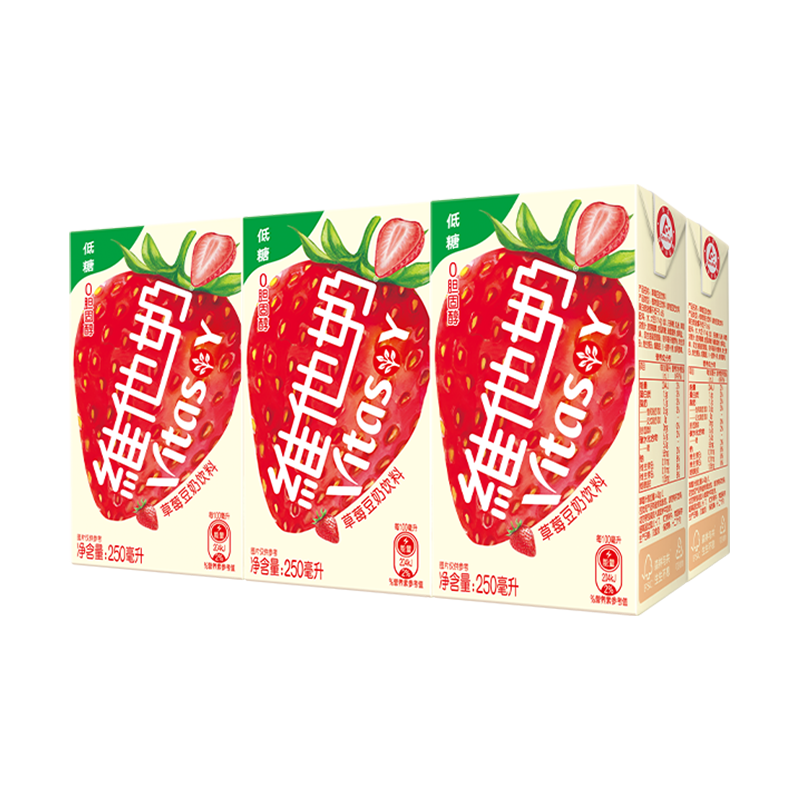  vitasoy/维他奶 家庭备货装 草莓豆奶饮料