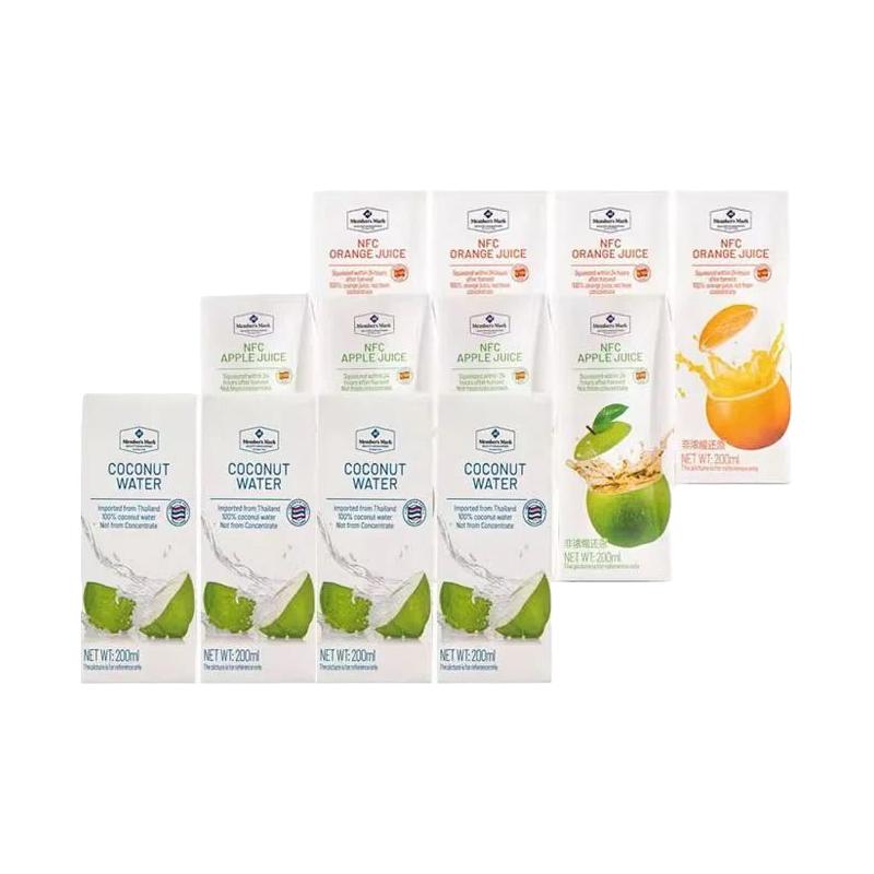 MEMBER'S MARK 会员制仓储店 椰子水 200ml*8盒