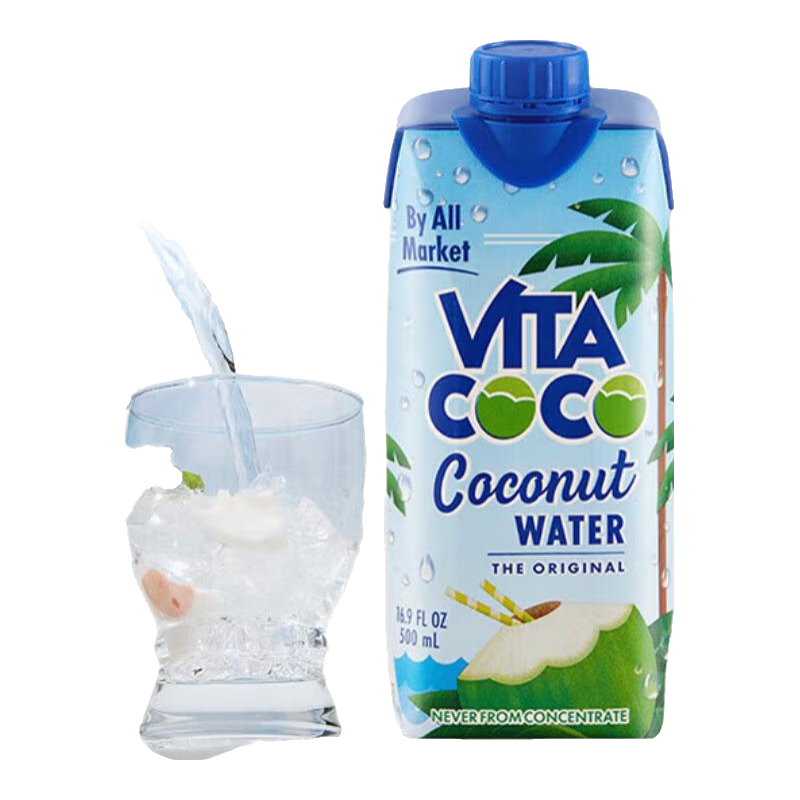  VITA COCO/唯他可可 富含电解质 椰子水  箱装