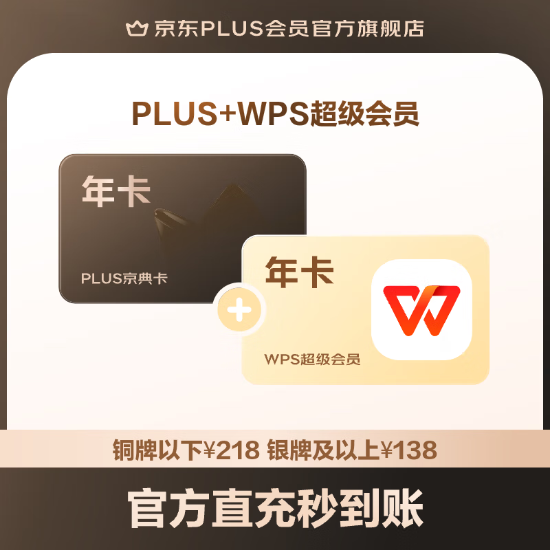 PLUS+WPS超级会员联名年卡（）
