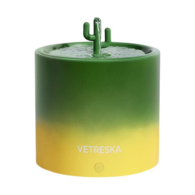 未卡仙人掌语音智能宠物饮水机无线水泵款猫咪自动喝水用品喂水器