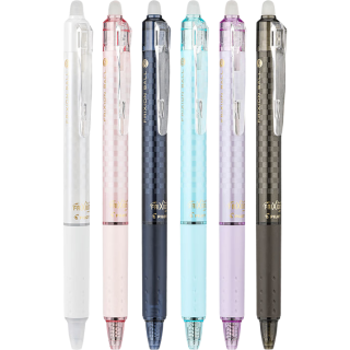 百乐 可擦笔彩色按动中性水笔LFBK-23EF摩磨擦 格纹6色 0.5mm