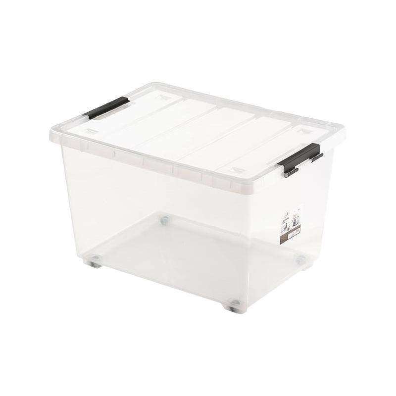  CHAHUA/茶花 透明 塑料收纳箱