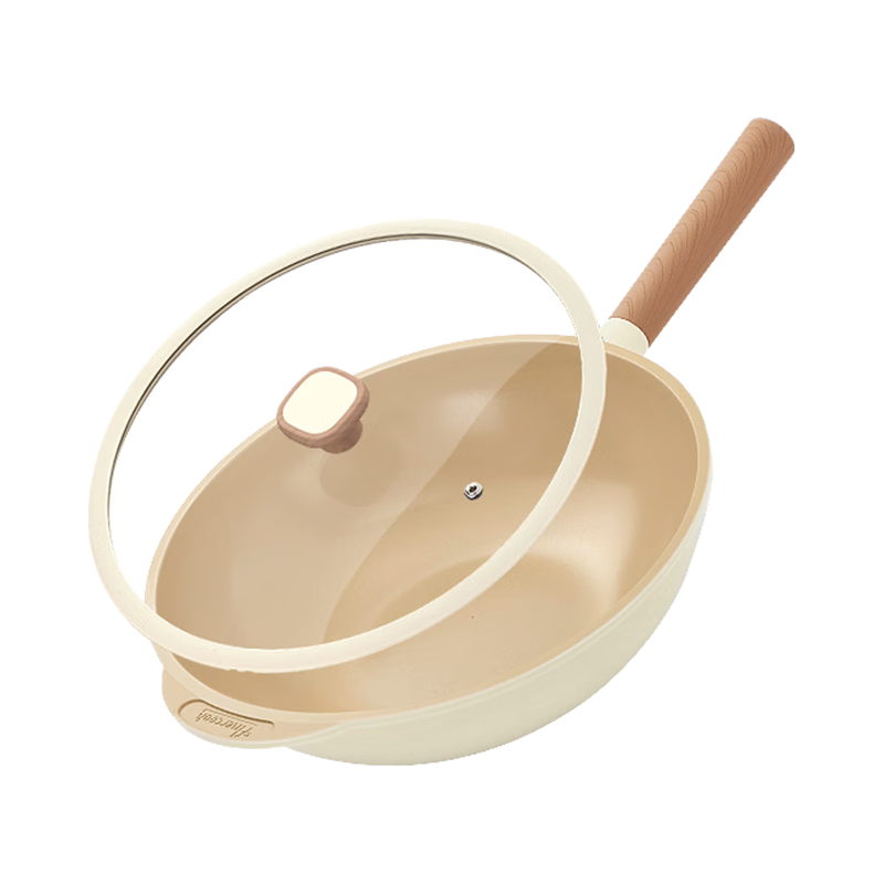  Amercook/阿米尔 无涂层 钛陶瓷炒锅