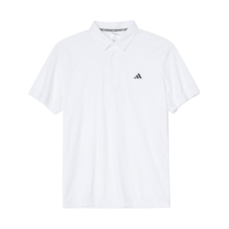 阿迪达斯 adidas夏季男款经典LOGO简约百搭舒适高尔夫短袖POLO衫