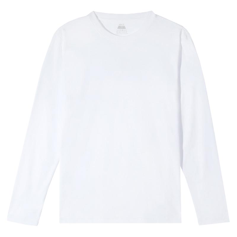 拇指白小T 女士圆领长袖T恤 2035505102