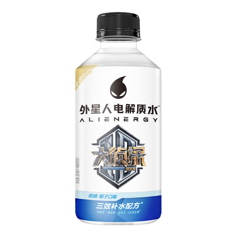 外星人老舅水 椰子口味低糖电解质水 300ML*12整箱装