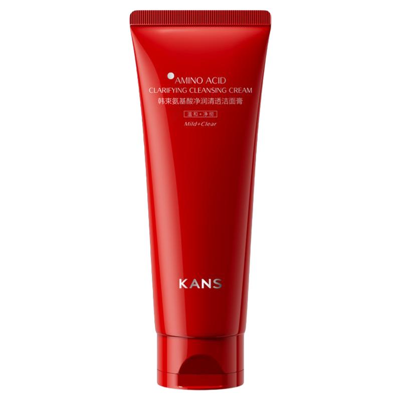 韩束清透净颜洁面膏深层清洁洗面奶温和保湿泡沫绵密洁面乳男女