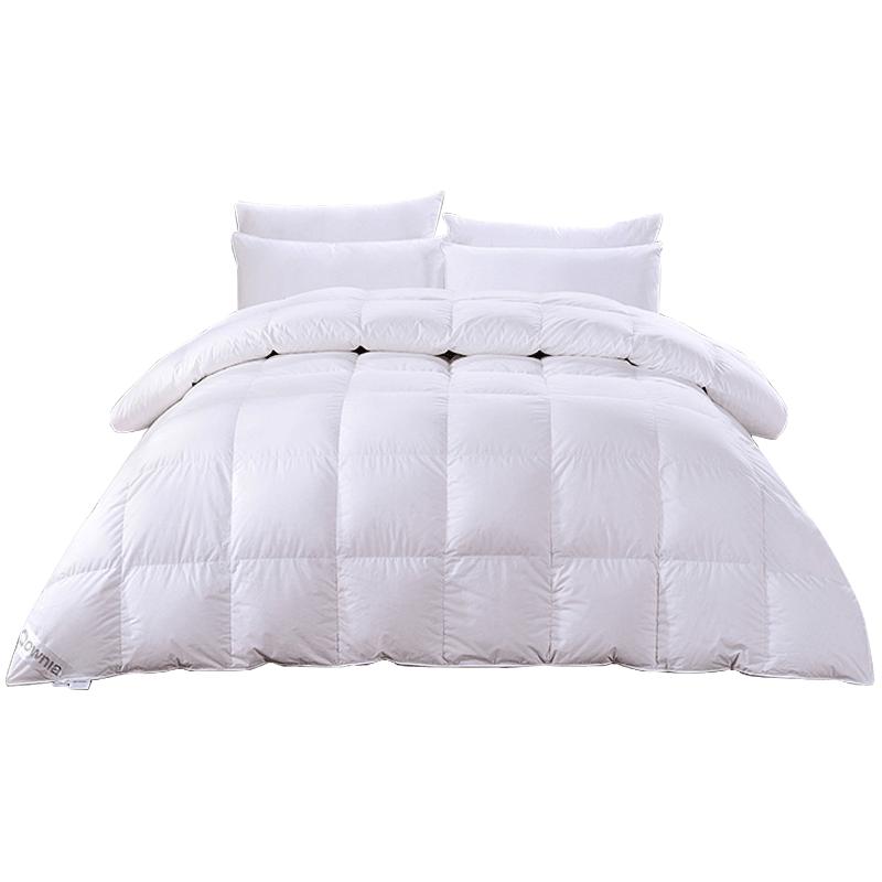 Downia 杜维雅 被芯家纺 万豪五星级酒店同款 95%白鸭绒被 全棉恒温保暖羽绒被 被子 填充量1.4kg 220*240cm