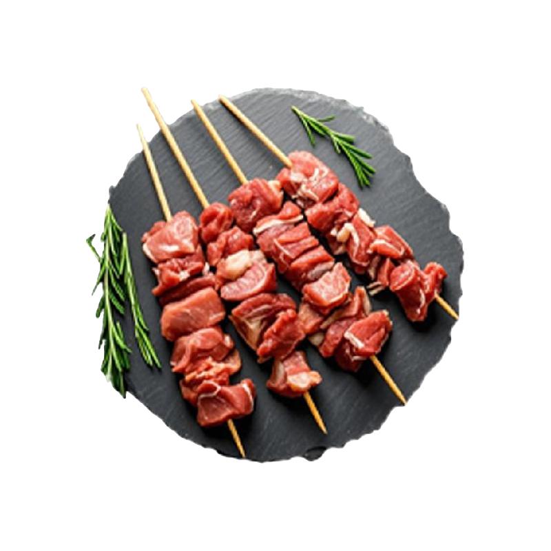 元牧希羊肉串60串空气炸锅冷冻半成品烧烤牛肉串组合羊排肉串羊肉