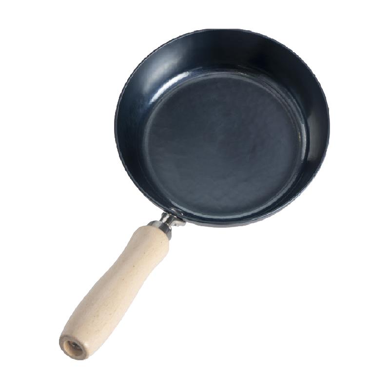 章丘铁锅 Zhangqiu iron Wok品牌手工锻打铁锅热油小锅煎锅无涂层小团圆