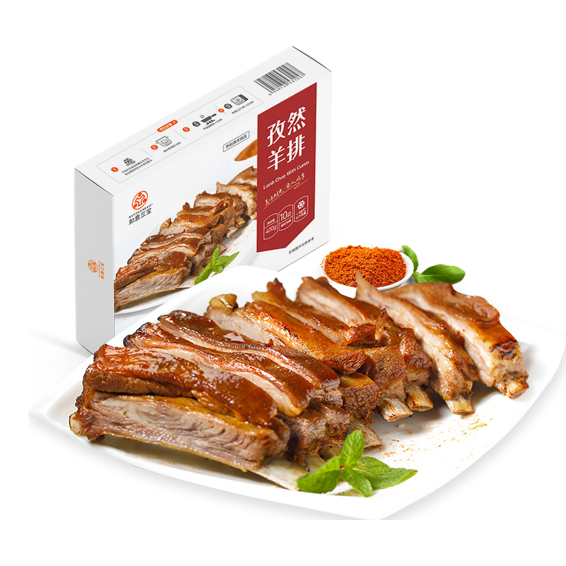 如意三宝 孜然羊排 400g