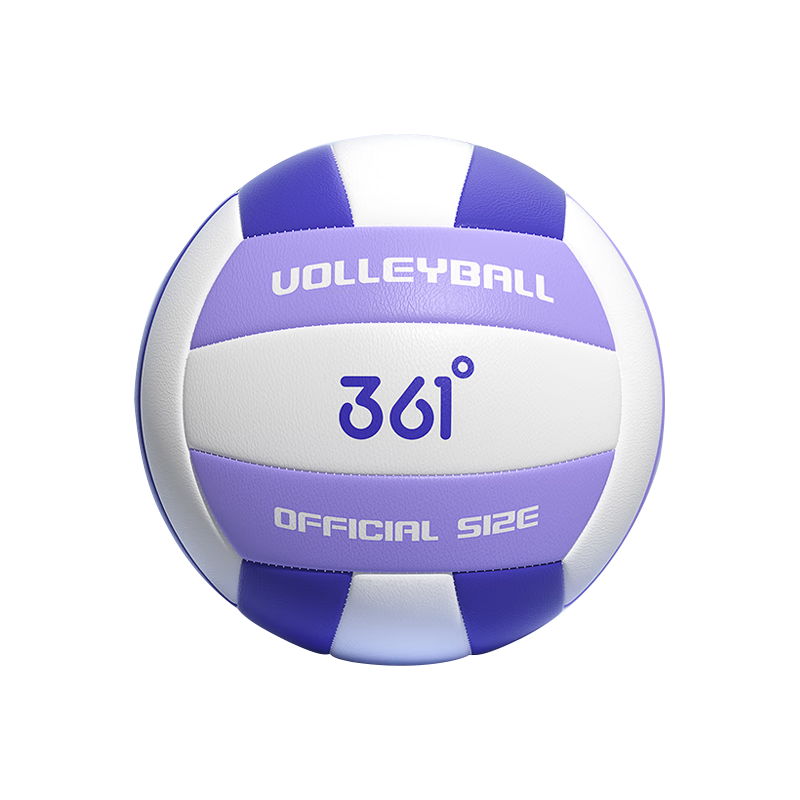361°排球5号中考比赛学生专用排球成人儿童男女软排软皮训练专用排球 5号 蓝白色【考试推荐】