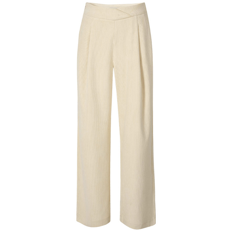 诗凡黎休闲裤女秋宽松垂感裤子灯芯绒拖地裤高腰阔腿长裤