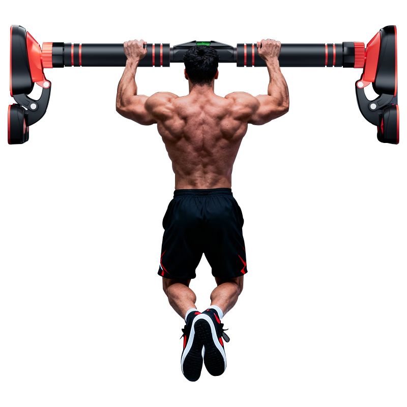 燃力士单杠引体向上器室内家用儿童成人免打孔门上墙面训练器材助力吊环 无吊环【三角防滑-0脱落】70-100cm